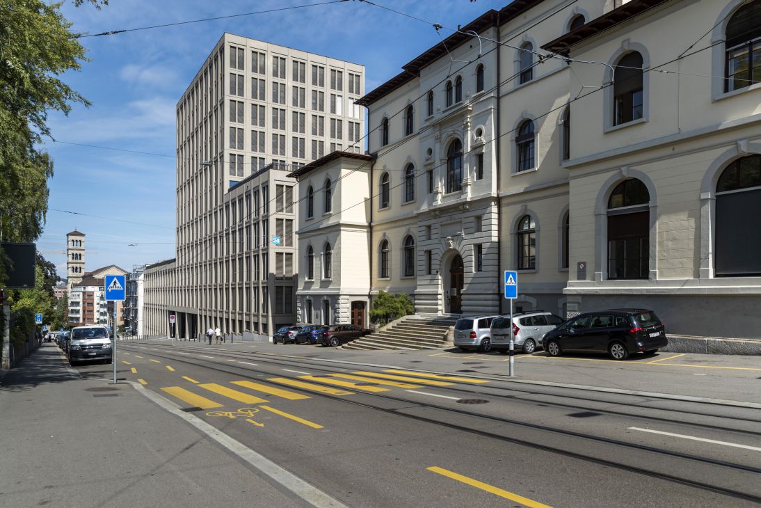 LEE building on Leonhardstrasse in Zurich center 
